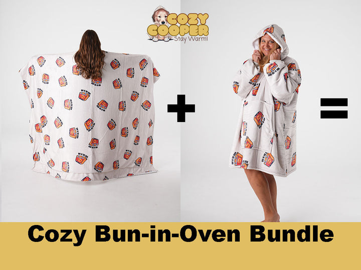 Hoodie/Blanket Cozy Bun-in-the-Oven